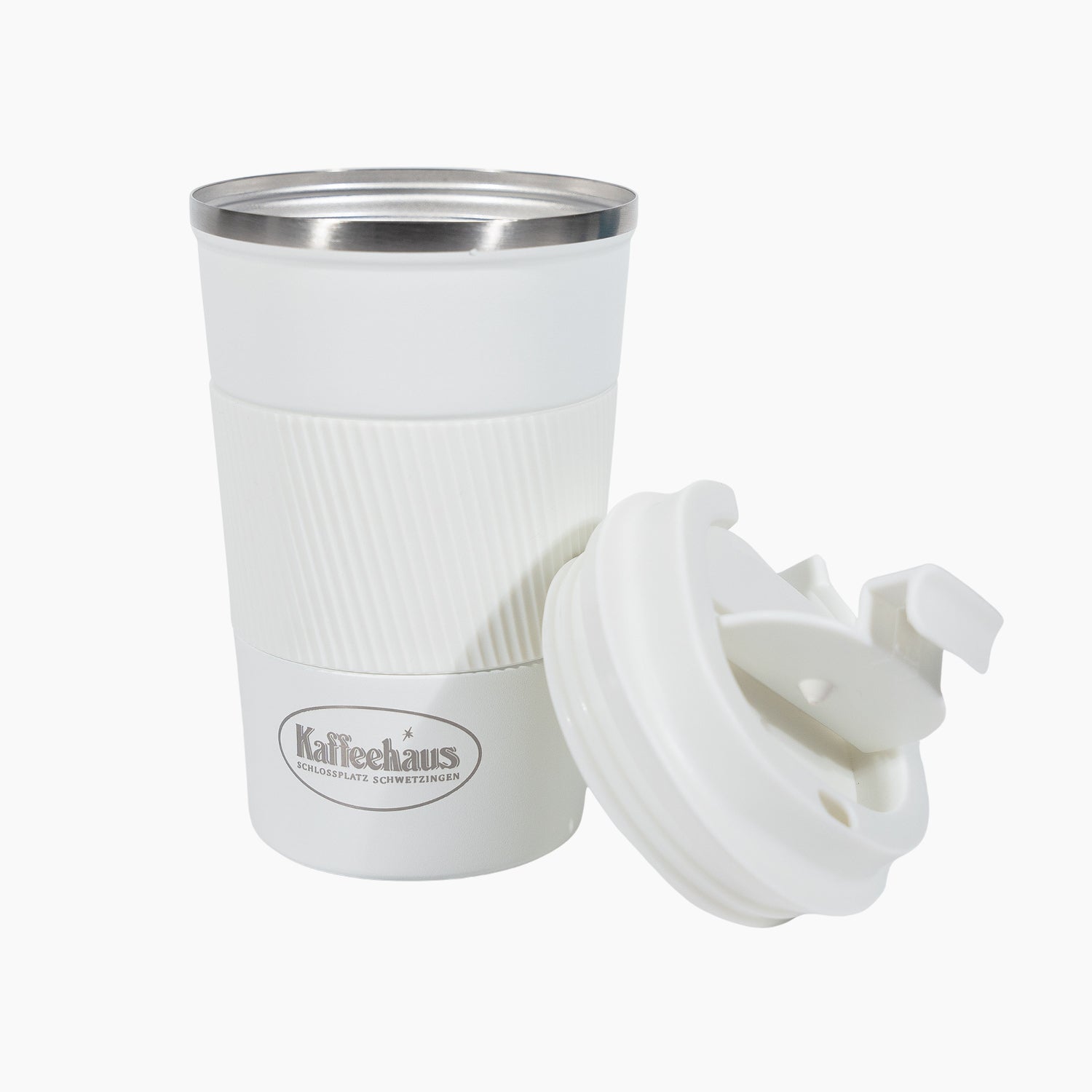 Thermobecher, 380ml, weiß, 2GO Kaffeebecher