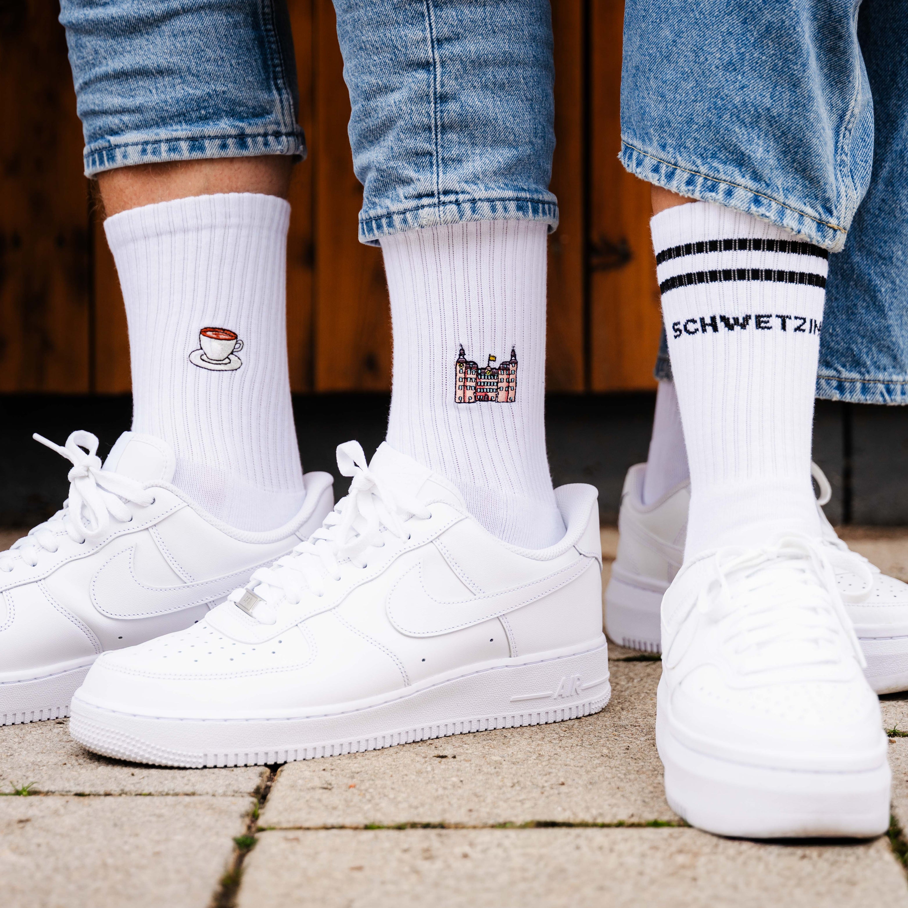 Schwetzinger Schloss Socken (mit hochwertigem Stick)