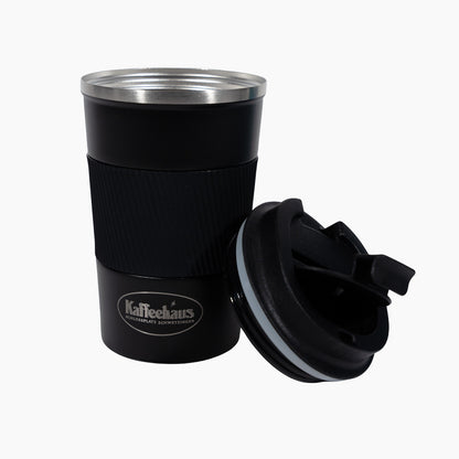 Thermobecher, 380ml, schwarz, 2GO Kaffeebecher